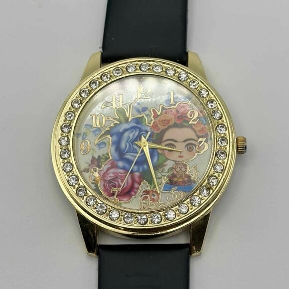 Gold Frida Kahlo Men’s Watch - Picture 3 of 5
